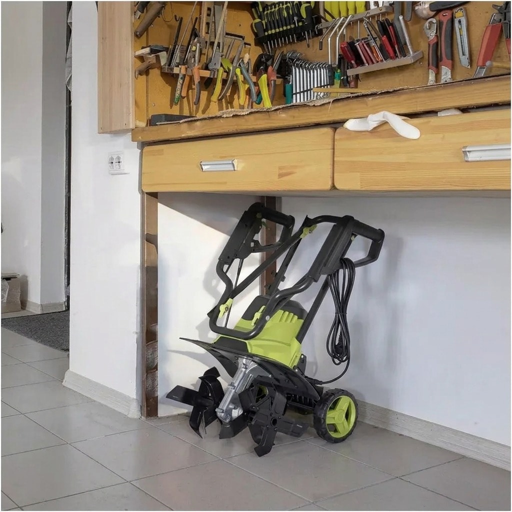 Electric tiller and cultivator with 14-inch tilling width